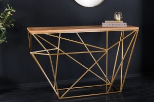 CONSOLA, DIAMOND, 120CM, BLAT DIN LEMN DE MANGO SI METAL, ARTIM GROUP SELECTION