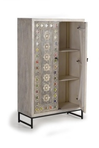 DULAP RINO 1312, MULTICOLOR, DIN LEMN DE MANGO/METAL, STIL INDUSTRIAL G&C - Img 3
