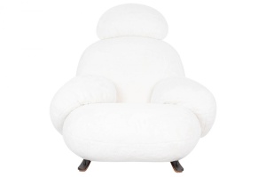 FOTOLIU BALANSOAR PLUSH FUR, ALB, DIN TEXTIL PLUSAT, STIL MODERN B2 - Img 8