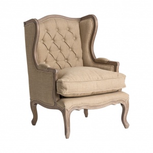 FOTOLIU CONFORTABIL JOUY REF. 25441, DIN LEMN MASIV, LANA SI BUMBAC, STIL CLASIC, VIC - Img 2