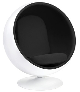 FOTOLIU EXCLUSIV BALL, ALB/NEGRU, DIN FIBRA DE STICLA, STIL MODERN,