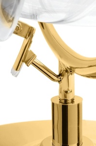 FOTOLIU EXCLUSIVIST BUBBLE STAND 2, NEGRU/AURIU/TRANSPARENT, DIN ACRIL SI LANA DE CASMIR, STIL MODERN - Img 3