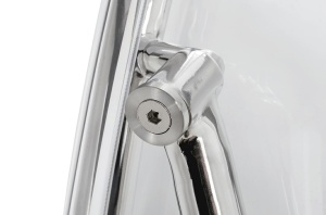 FOTOLIU EXCLUSIVIST BUBBLE STAND 2, NEGRU/TRANSPARENT/CROM, DIN ACRIL SI CASMIR, STIL MODERN - Img 3