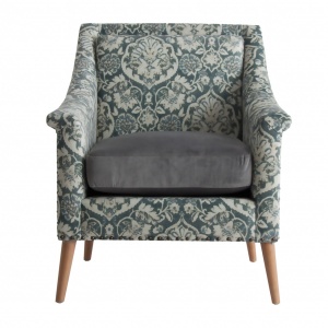 FOTOLIU NORIS REF. 27414, DIN LEMN MASIV DE PIN, TEXTIL SI CATIFEA, STIL CLASIC, VIC