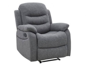 FOTOLIU RECLINER NERON, GRI, DIN STOFA, DESIGN EXCLUSIV, SIGNAL - Img 1