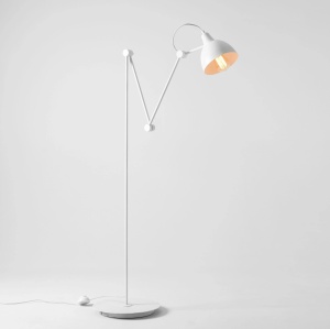 LAMPADAR AIDA, 233 CM, ALB, DIN METAL, STIL VINTAGE - Img 2