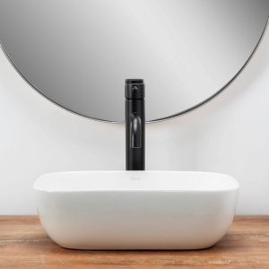 LAVOAR REA BELINDA MINI, 37 CM, ALB, DIN CERAMICA, CALITATE SUPERIOARA - Img 4