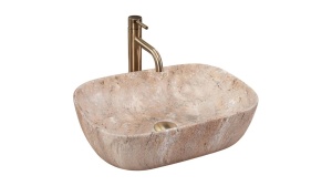 LAVOAR REA BELINDA, SAVANA, 47 CM, EFECT DE PIATRA, DIN CERAMICA, CALITATE SUPERIOARA - Img 6