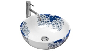 LAVOAR REA FIORI, MULTICOLOR, 41 CM, DIN CERAMICA, CALITATE SUPERIOARA - Img 5