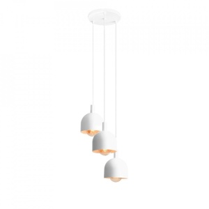LUSTRA BERYL RING, CU 3 BRATE, 130 CM, ALBA, DIN METAL, STIL MODERN