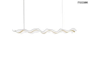 LUSTRA BREATH 120 GOLD, CONFECTIONATA DIN OTEL SI ACRIL, STIL MODERN