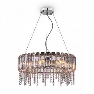 LUSTRA HAIL MOD097PL-08CH, DIN METAL SI STICLA, STIL MODERN, MAYTONI