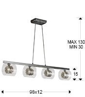 LUSTRA LED FLASH 391653 DESIGN MODERN SCHULLER - Img 2