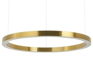 LUSTRA LED, RING SLIM 100, AURIE, CONFECTIONATA DIN OTEL LUSTRUIT, STIL MODERN