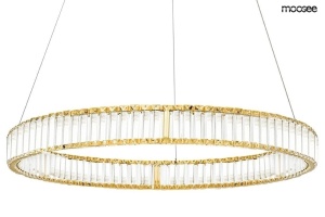 LUSTRA LIBERTY 100 GOLD, CONFECTIONATA DIN METAL SI STICLA, STIL MODERN