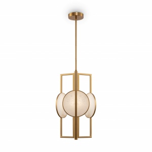 LUSTRA MARMO MOD099PL-03G , DIN METAL, STIL MODERN, MAYTONI
