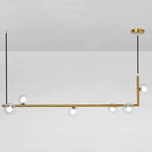 LUSTRA MODERNA, GOLDEN GLASS BALL, DIN STICLA, APP690-6CP