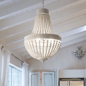 LUSTRA MONET SP6, ALB, DIN METAL, STIL CLASIC - Img 2