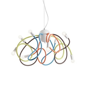 LUSTRA MULTIFLEX SP8, MULTICOLOR, DIN METAL, STIL MODERN