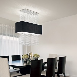 LUSTRA PHOENIX SP5, NEGRU, DIN METAL, STIL MODERN - Img 2