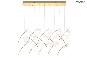 LUSTRA TULIPPE 14 LINE AURIE, CONFECTIONATA DIN OTEL, STIL MODERN