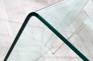 MASA/BIROU 120CM, GHOST 22862, STICLA SECURIZATA,DESIGN MODERN - Img 5