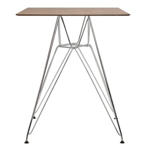 MASA DIN LEMN CU BAZA DE OTEL DSR SQUARE 60x60 STIL MODERN B2
