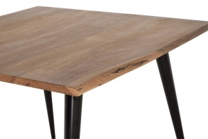 MASA DINING 1078, MARO/NEGRU, LEMN MASIV DE ACACIA SI METAL, STIL VINTAGE G&C - Img 2