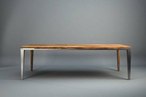 MASA DINING DYLE ESSENCE 001 240x100, DIN METAL SI LEMN MASIV, STIL MODERN B2