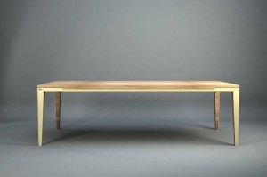 MASA DINING DYLE ESSENCE 001 240x100, DIN METAL SI LEMN MASIV, STIL MODERN B2