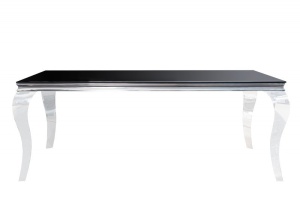 MASA DINING ELEGANTA, BAROC 200CM, DIN STICLA SI METAL, DESIGN EXCLUSIVIST - Img 6