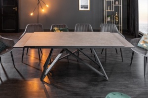 MASA DINING EXTENSIBILA, ATLAS 180/220/260CM, COD 40840, ASPECT DE BETON/CERAMICA - Img 3