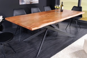 MASA DINING, MAMMUT 200CM, NATUR MIERE, DIN LEMN DE SALCAM/METAL, ARTIM GROUP COLLECTION