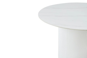 MASA DINING ROTUNDA, UNIQUE, 120CM, CADRUL CERAMIC SI BLAT DIN MARMURA, ARTIM GROUP SELECTION - Img 4