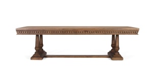 MASA ELEGANTA, CLASICA 280CM, MARO, DIN LEMN DE MANGO, MODEL DEOSEBIT - Img 2