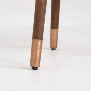 MASUTA DE CAFEA, ALCASAR 50CM, METAL SI LEMN, CUPRU, COD 43354, MODEL DEOSEBIT - Img 4