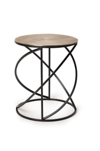 MASUTA DE CAFEA HERA 1025, BRONZ MARO/NEGRU, DIN METAL, STIL VINTAGE G&C - Img 2