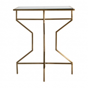 MASUTA DE CAFEA LAUW REF. 29582, DIN METAL SI STICLA, STIL MODERN, VIC
