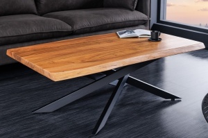 MASUTA DE CAFEA, MAMMUT 110CM, MARO/NEGRU, DIN LEMN DE SALCAM SI METAL, ARTIM GROUP COLLECTION - Img 4
