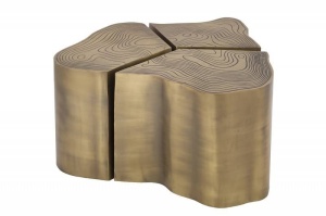 MASUTA DE CAFEA, ORGANIC ORIENT 80CM, ALAMA, DESIGN INDUSTRIAL, COD 42777