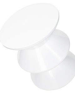 MASUTA DE CAFEA TURN, ALBA, CONFECTIONATA DIN POLIPROPILENA, STIL MODERN - Img 3