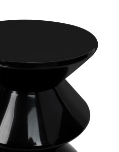 MASUTA DE CAFEA TURN NEAGRA, CONFECTIONATA DIN POLIPROPILENA, STIL MODERN - Img 2