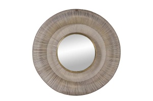 OGLINDA 100CM, AURIU ANTICHIZAT, DIN METAL, INOX SI OGLINDA, MODEL DEOSEBIT