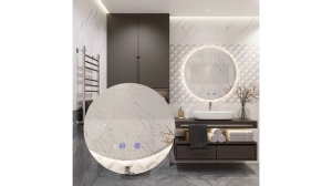 OGLINDA BAIE REA HZJ080, CU LED, 80CM, DIN STICLA, CALITATE SUPERIOARA - Img 2