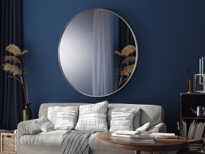 OGLINDA DECORATIVA ORIO, 120 CM, DIN STICLA SI MDF, STIL MODERN