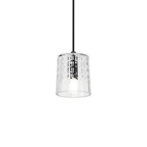 PENDUL COGNAC- 1 SP1, TRANSPARENT, DESIGN DECORATIV, IDEAL LUX