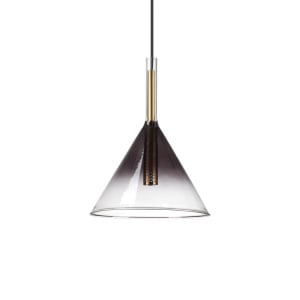 PENDUL EMPIRE SP1 CONO, FUMURIU, DIN STICLA, STIL MODERN