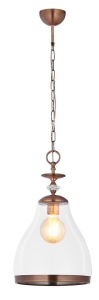 PENDUL ISLA 1781, DIN METAL SI STICLA, STIL VINTAGE, JUPITER