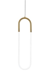 PENDUL PUZO L AURIU, CONFECTIONAT DIN METAL, STIL MODERN