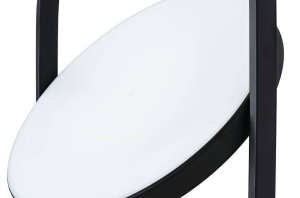 PENDUL SPINNER 38 NEGRU, DIN ALUMINIU SI PLASTIC OPAL, STIL MODERN, B2 - Img 8